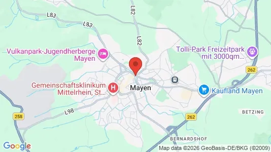 Apartments for rent i Mayen-Koblenz - kort over placeringen