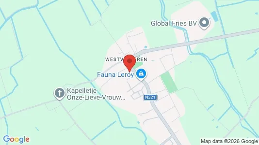 Apartments for rent i Vleteren - kort over placeringen