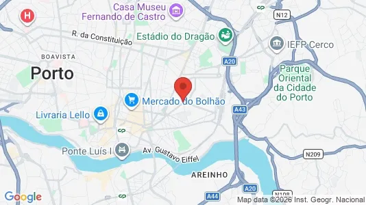 Apartments for rent i Porto Bonfim - kort over placeringen