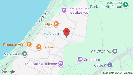 Apartments for rent i Tallinn Kesklinna - kort over placeringen