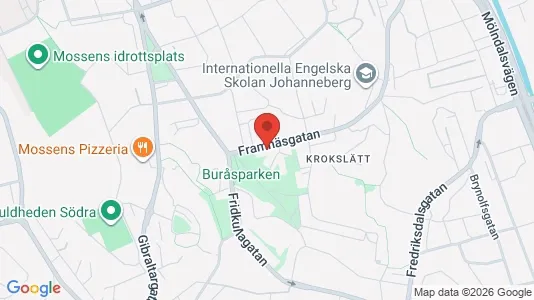 Apartments for rent i Johanneberg - kort over placeringen