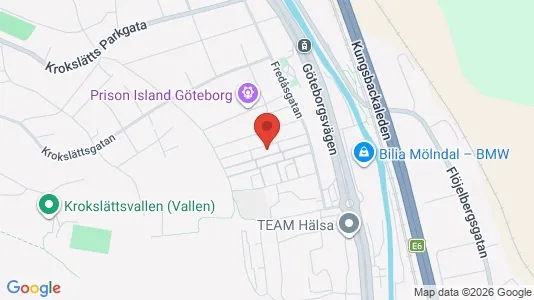 Apartments for rent i Mölndal - kort over placeringen