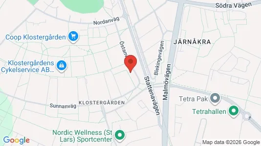 Apartments for rent i Lund - kort over placeringen