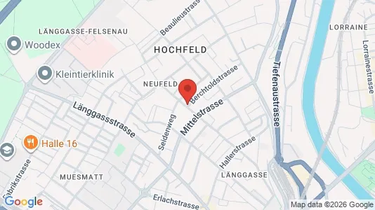 Apartments for rent i Bern-Mittelland - kort over placeringen