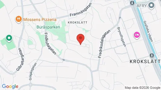 Apartments for rent i Johanneberg - kort over placeringen