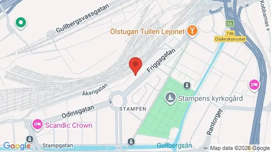 Apartments for rent i Gothenburg City Centre - kort over placeringen