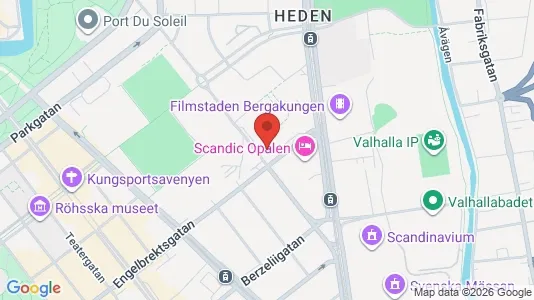 Apartments for rent i Gothenburg City Centre - kort over placeringen