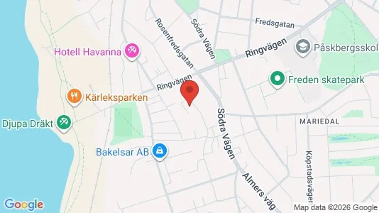 Apartments for rent i Varberg - kort over placeringen