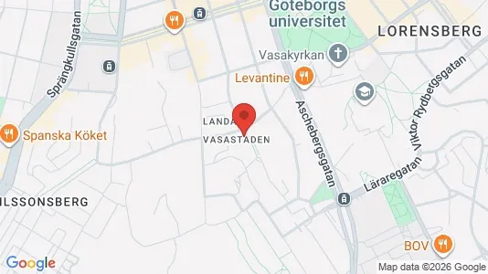 Apartments for rent i Gothenburg City Centre - kort over placeringen