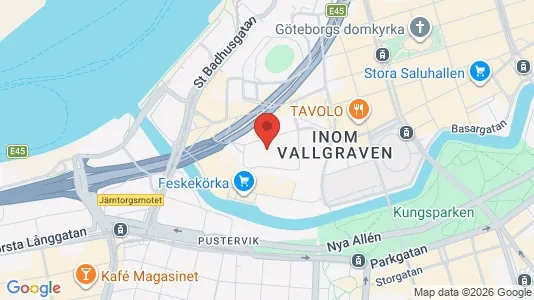 Apartments for rent i Gothenburg City Centre - kort over placeringen