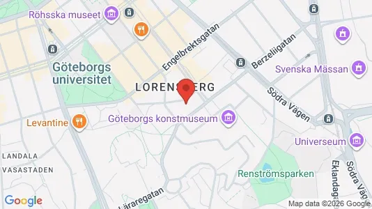 Apartments for rent i Gothenburg City Centre - kort over placeringen