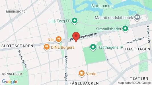 Apartments for rent i Malmö City - kort over placeringen