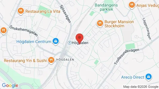 Apartments for rent i Stockholm South - kort over placeringen