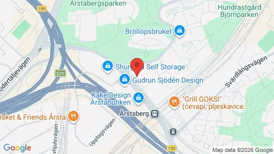 Apartments for rent i Södermalm - kort over placeringen