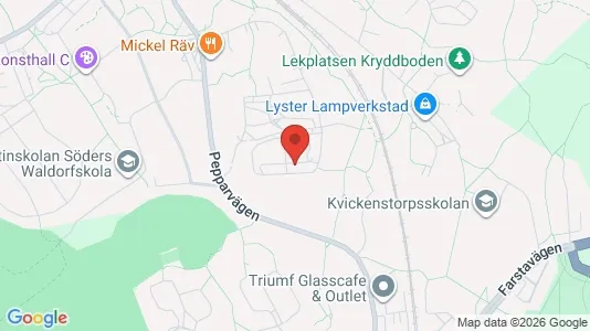 Apartments for rent i Stockholm South - kort over placeringen