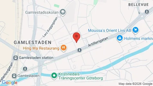 Apartments for rent i Gothenburg East - kort over placeringen