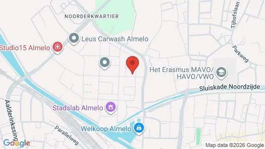 Apartments for rent i Almelo - kort over placeringen