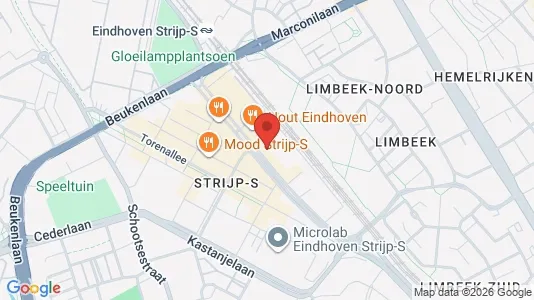 Apartments for rent i Eindhoven - kort over placeringen
