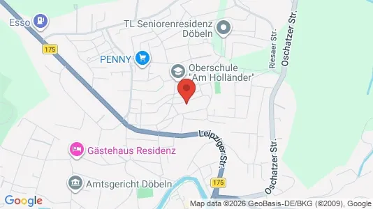 Apartments for rent i Central Saxony - kort over placeringen