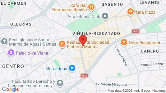 Apartments for rent i Córdoba - kort over placeringen