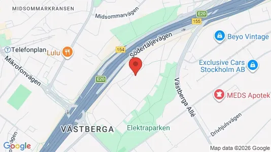 Apartments for rent i Stockholm South - kort over placeringen