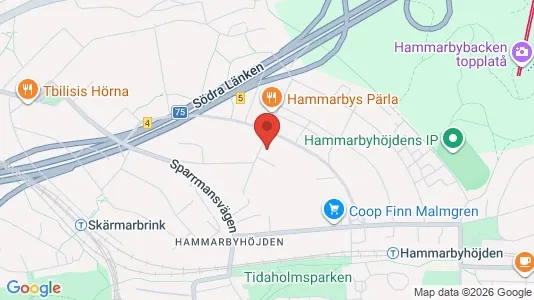 Apartments for rent i Stockholm South - kort over placeringen