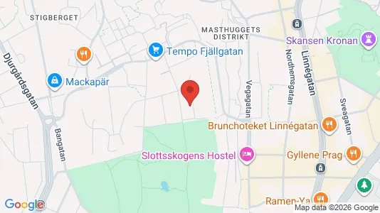 Apartments for rent i Majorna-Linné - kort over placeringen