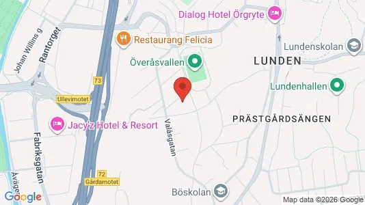 Apartments for rent i Örgryte-Härlanda - kort over placeringen
