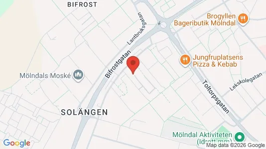 Apartments for rent i Mölndal - kort over placeringen