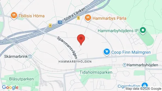 Apartments for rent i Stockholm South - kort over placeringen