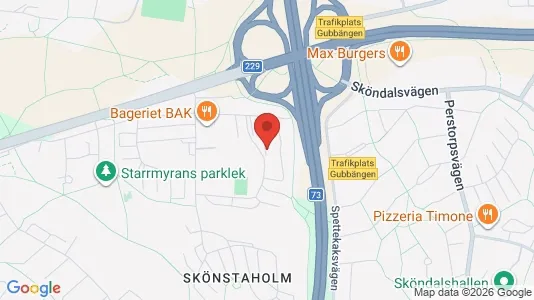 Apartments for rent i Stockholm South - kort over placeringen