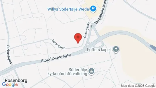 Apartments for rent i Södertälje - kort over placeringen