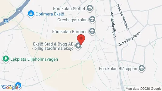 Apartments for rent i Eksjö - kort over placeringen
