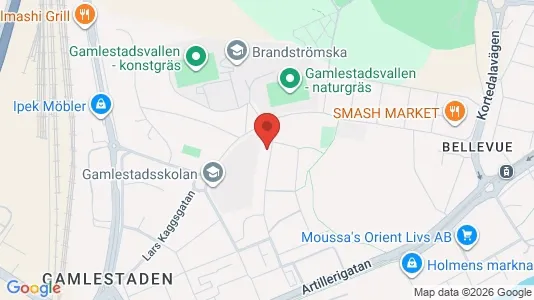 Apartments for rent i Gothenburg East - kort over placeringen