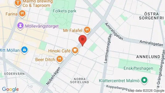 Apartments for rent i Malmö City - kort over placeringen
