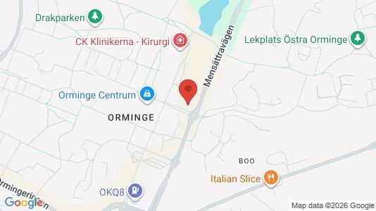 Apartments for rent i Nacka - kort over placeringen