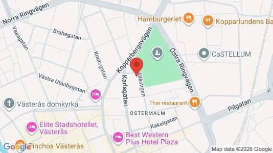Apartments for rent i Västerås - kort over placeringen