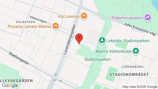 Apartments for rent i Malmö City - kort over placeringen