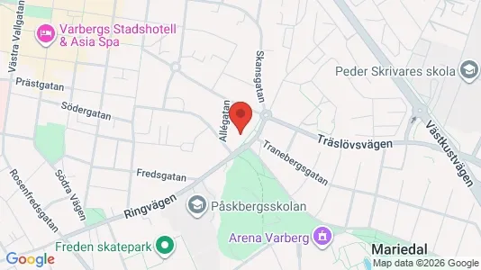 Apartments for rent i Varberg - kort over placeringen