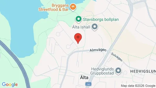 Apartments for rent i Nacka - kort over placeringen