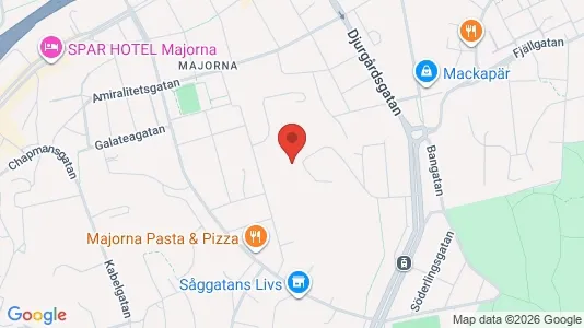 Apartments for rent i Majorna-Linné - kort over placeringen