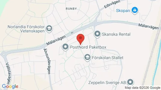 Apartments for rent i Upplands Väsby - kort over placeringen