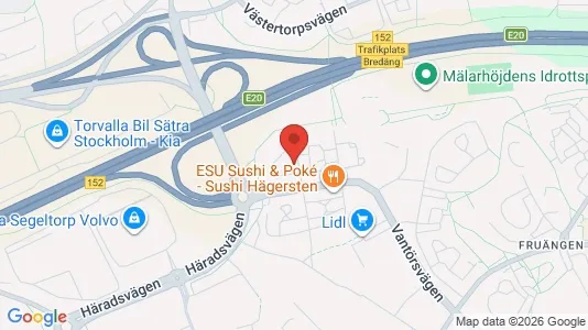 Apartments for rent i Stockholm South - kort over placeringen