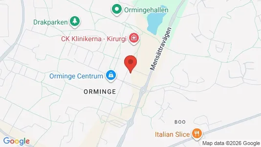 Apartments for rent i Nacka - kort over placeringen