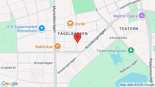Apartments for rent i Malmö City - kort over placeringen