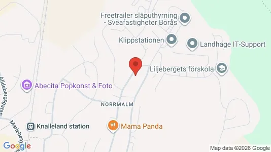 Apartments for rent i Borås - kort over placeringen