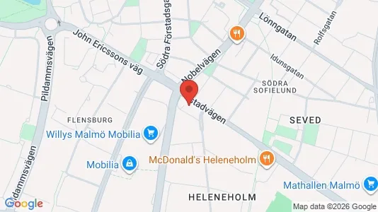 Apartments for rent i Sofielund - kort over placeringen