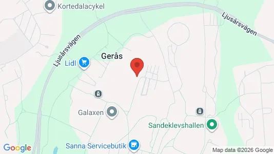 Apartments for rent i Gothenburg East - kort over placeringen