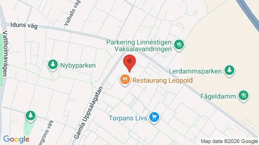 Apartments for rent i Uppsala - kort over placeringen