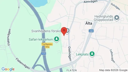 Apartments for rent i Nacka - kort over placeringen